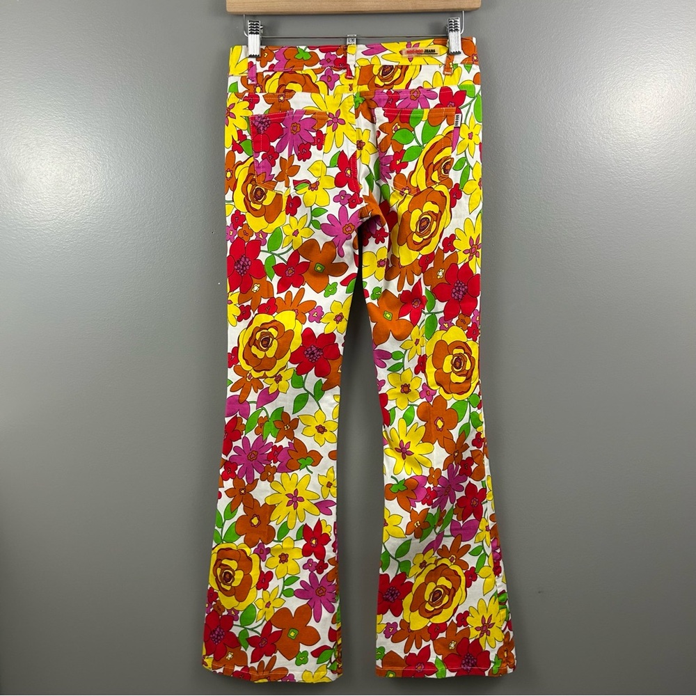NWOT Boo Boo Jeans Floral Flare Jeans Size 7/8 - Picture 5 of 9